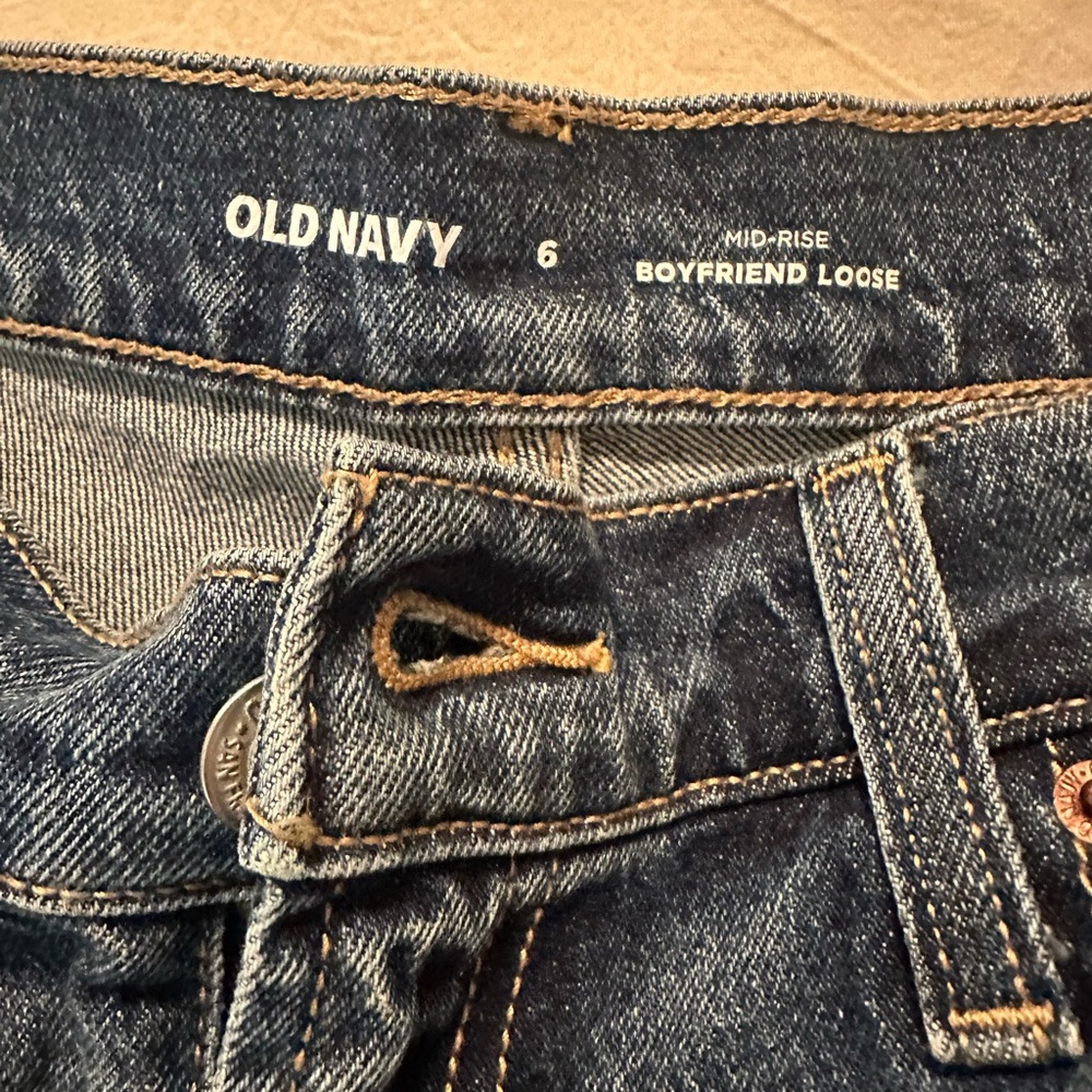 Old Navy Blue Denim Boyfriend Jeans